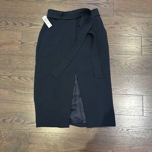 Wilfred midi skirt with tie at waist